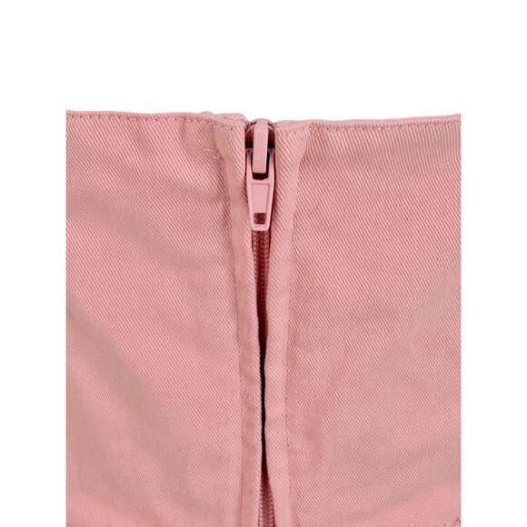 Sugar Thrillz Pink Embroidered Floral Under Bust Crop Top • Coquette Soft Goth L - Picture 10 of 14